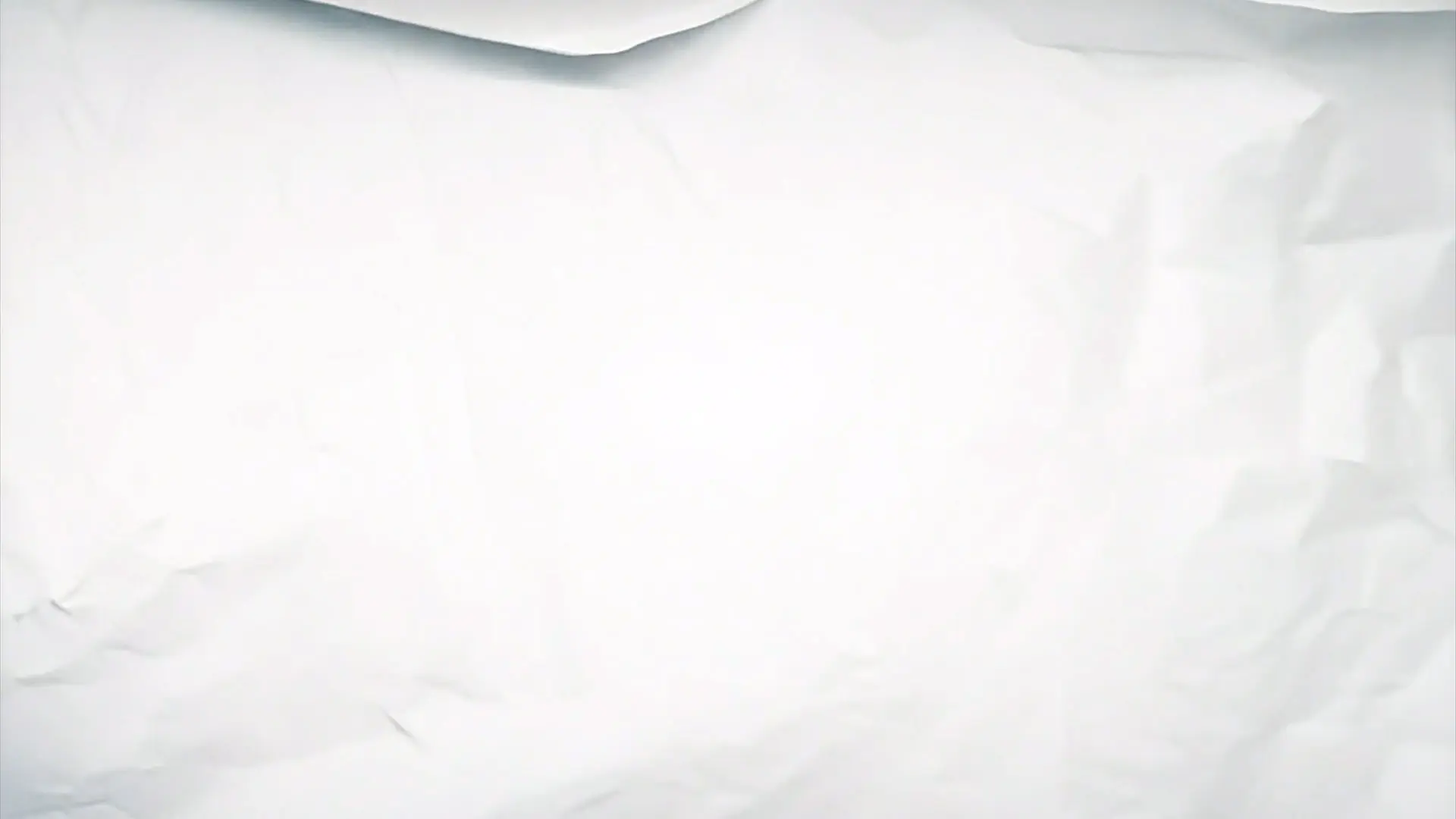 Crumpled White Paper Stock Video Background for Title Animation